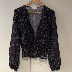 Renemed Black Star Dot Women's Top